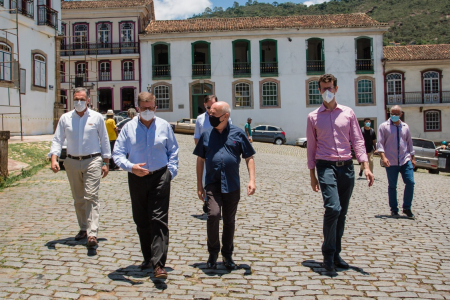 Ouro Preto recebe vista do embaixador da Itália e sua comitiva Imagem: Ane Souz/PMOP