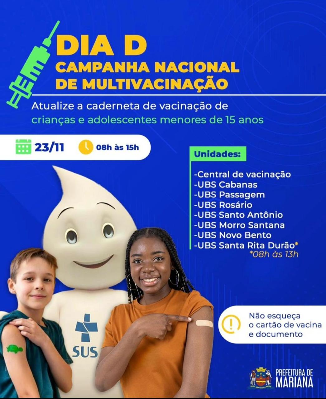 Reprodução: Prefeitura de Mariana 